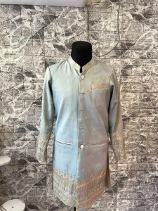 light sky fabric wala serwani