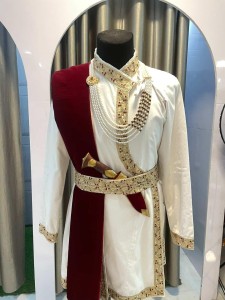 groom set fabric wala [same as handwork]