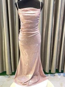 Elegant Blush Pink Evening Party Dress dress