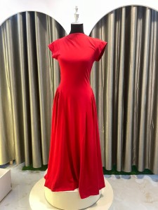 Red Maxi Party Dress