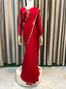 Red Sari Patchwork