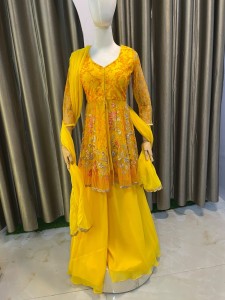 Orange Yellow Sarara Set (Front Hook) - SSOrY029