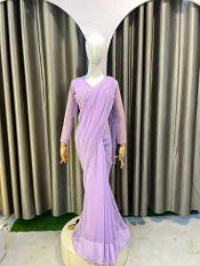 Light Lavender Sari