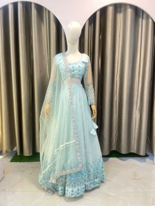 Nude Blue lehenga