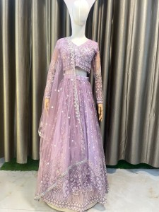 Light Lavender Lehenga