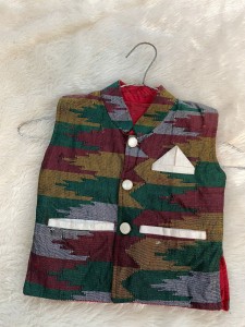 Dhaka Printed Baby modicoat