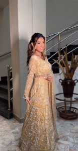 Golden Handwork Lehenga (Heavy)